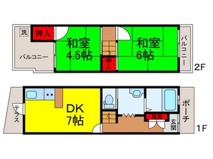 小林貸家の物件間取画像